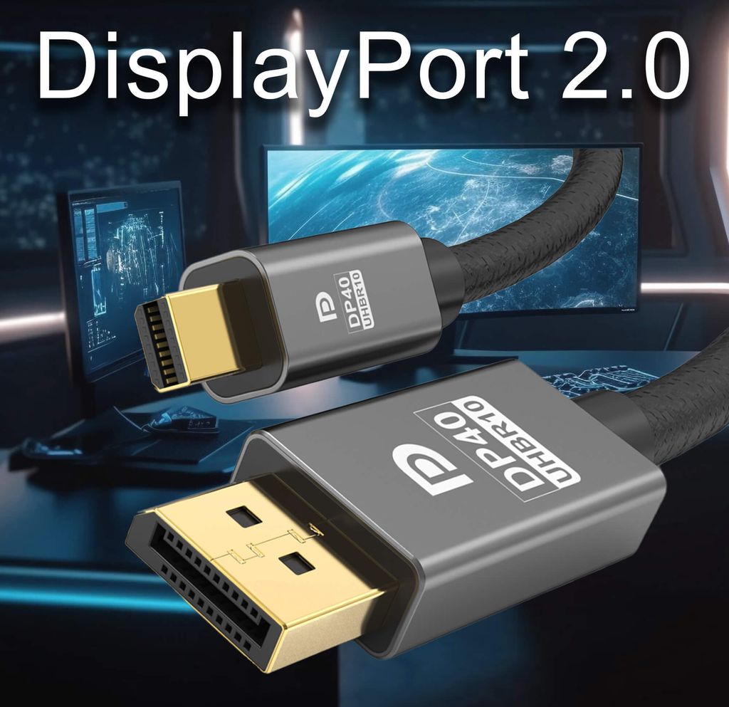 Kábel Reagle mini DisplayPort Ultra DP 2.0 8K 4K 240Hz 2M Obrázek produktu 2
