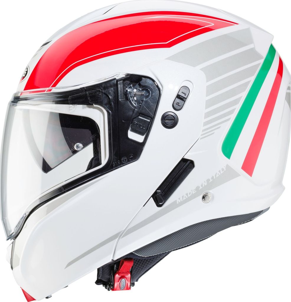 Caberg Horus Tribute Klapphelm, weiß/rot/grün, 2XL (63)
