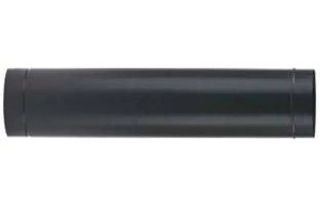 Tuyau émaillé noir mat haute résistance pour poêle ø120mm 1000 mm