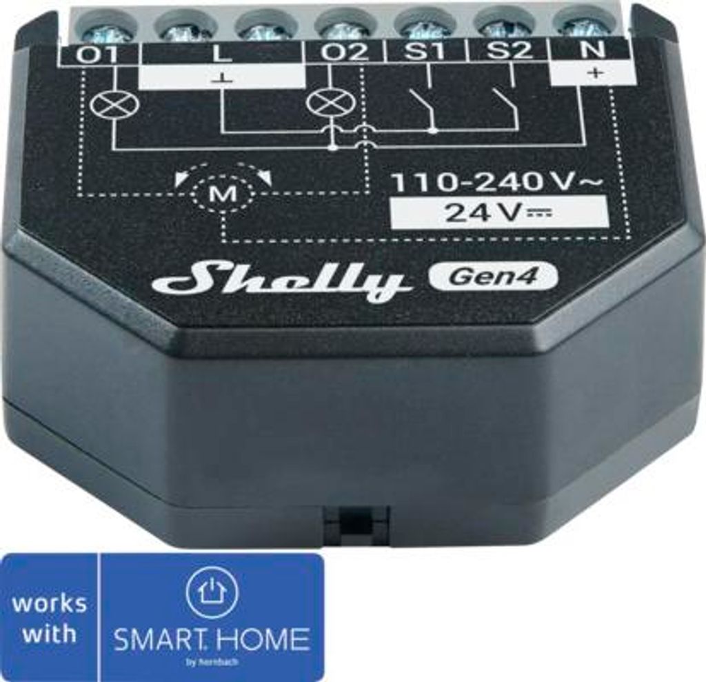 Shelly · Unterputz·""2PM Gen4""· Relais· max 16A· 2 Kanäle· Immagine del prodotto 