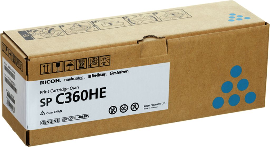 Toner Ricoh 408185 (Cyan) Image du produit 