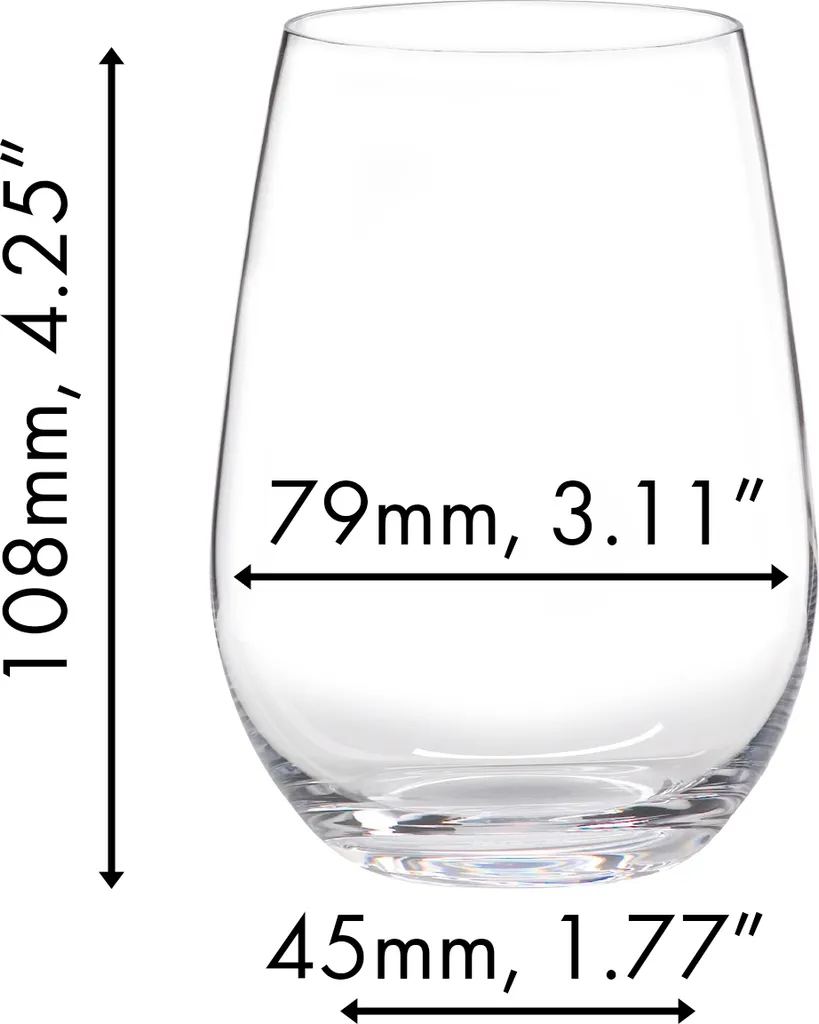Riedel O Wine Tumbler Riesling/Sauvignon Blanc 41400015 2 Pezzi