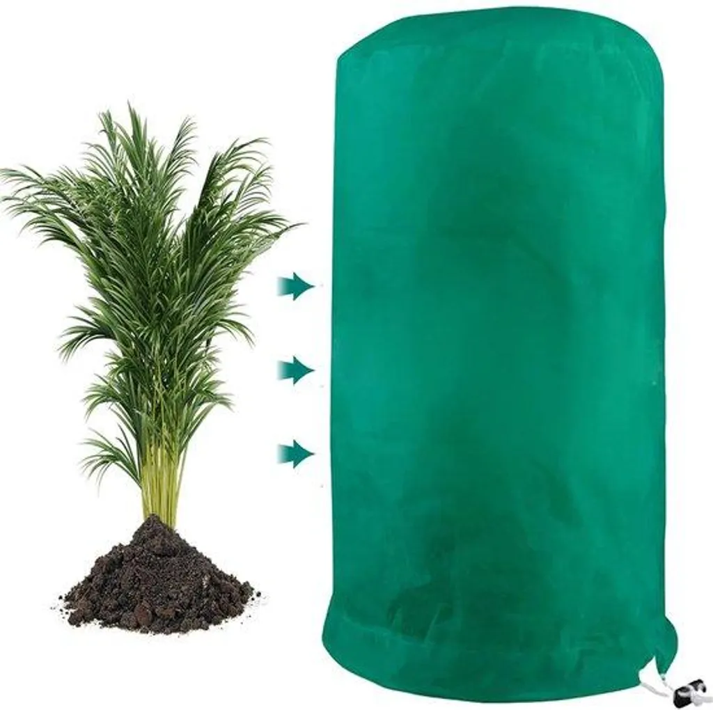 Housse protection hivernale plantes 80x100 cm voile respirant vert