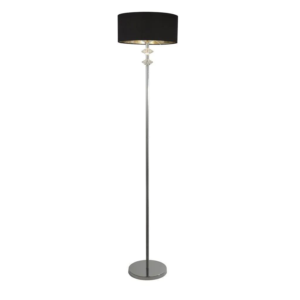 Lampadaire NEW ORLEANS chromé pour éclairer les zones d'ombre avec style
