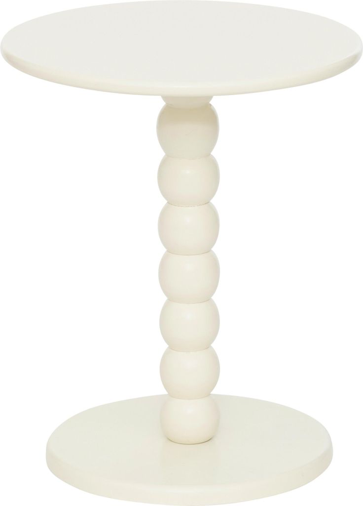 Beistelltisch Bologna - weis - D38x H46 cm - Produktbild 