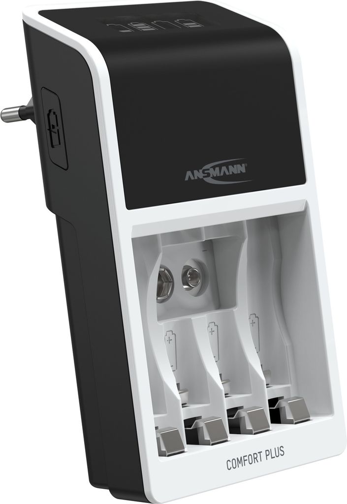 ANSMANN Akku Ladegerät für AAA AA 9V NiMH NICD