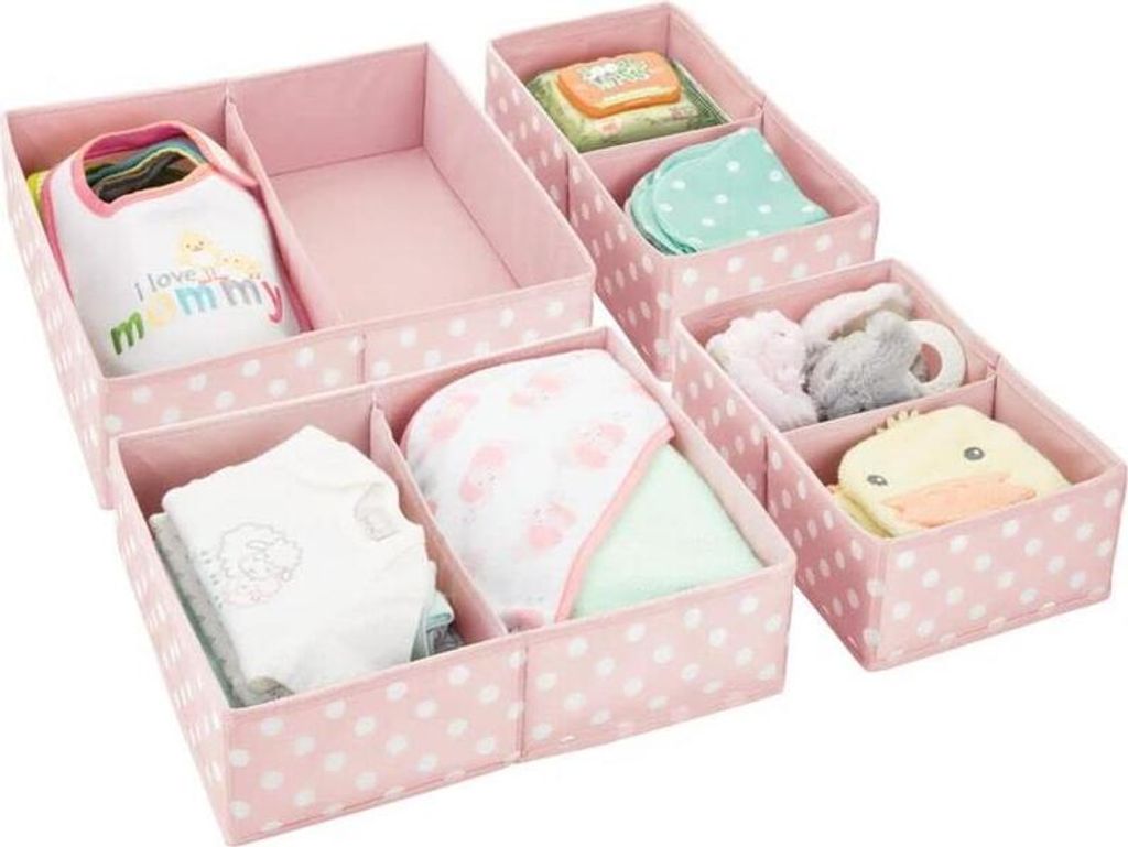 Aufbewahrungsbox Stoffkisten Organizer mDesign 2er Set Produktbild 
