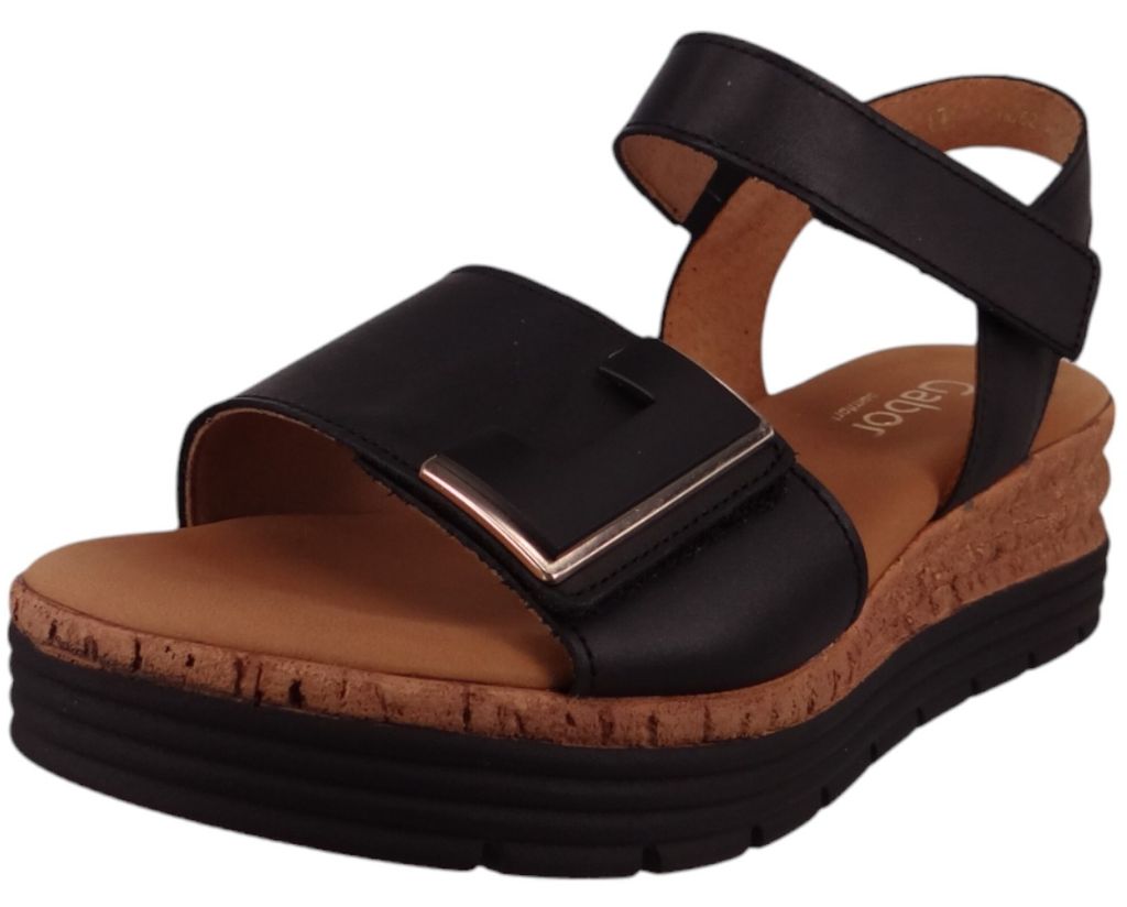 Gabor (0) Keilsandaletten Damen 31383133333330 Schwarz 40 EU