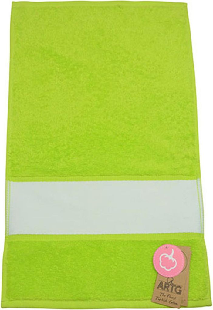 A&R AR085 | SUBLI-Me Guest Towel - Gästetuch - 30 x 50 cm - Farbe: Lime Green - Größe: 30 x 50 cm
