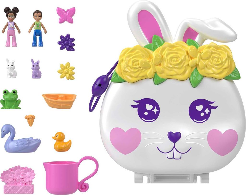 Polly Pocket Blumen-Häschen Schatulle Produktbild 