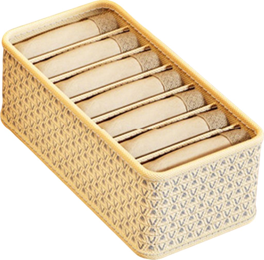 Aufbewahrungsbox für Unterwäsche, BHs und Socken, großes Fassungsvermögen, mehrere Fächer, Schrank-Aufbewahrungsbox