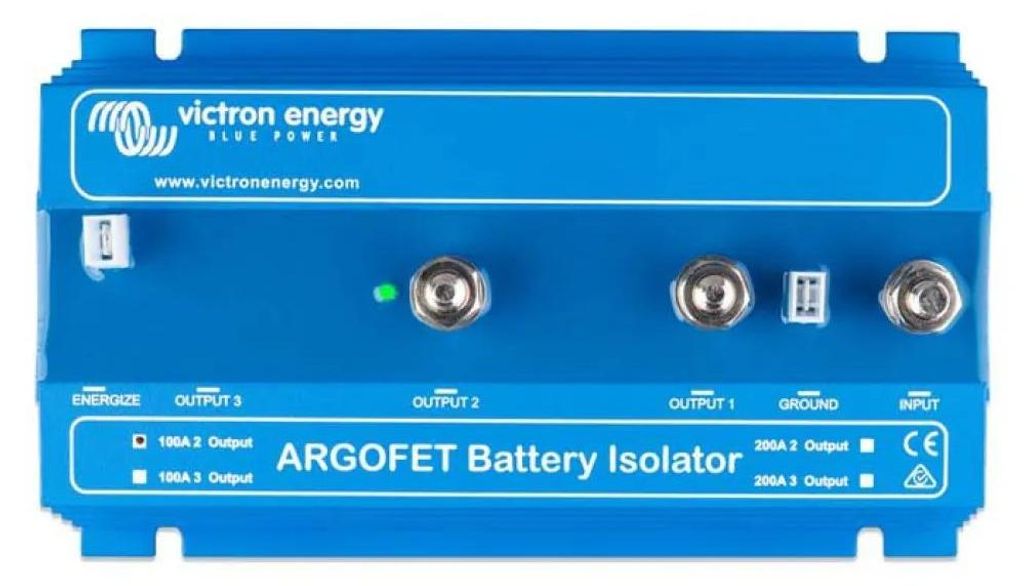 Victron Energy Argofet Batterie-isolator Für Zwei Batterien 100a Durchsichtig Durchsichtig One Size