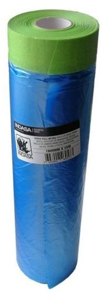 Abdeckfolie mit Klebeband Indasa Cover Roll 180cm x 25m