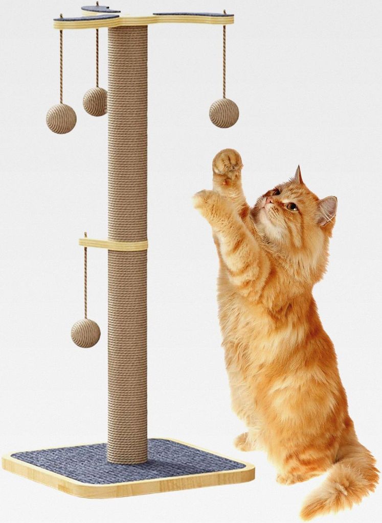 Großer Für Katzen,Kratztonne Mit Sisal | Spielzeug Möbelschoner Haustierzubehör Für Wohnungskatzen Wandschutz Tür Teppich