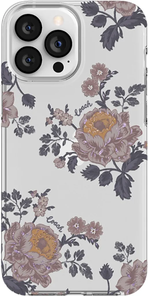 Coque iPhone 13 Pro Max Coach Moody Floral Multi Résistante et Chic