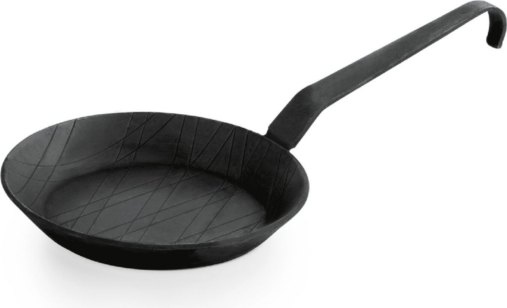 WAS Germany - Schwarze Eisenpfanne mit Griff mit Haken Ø 16 Produktbild 
