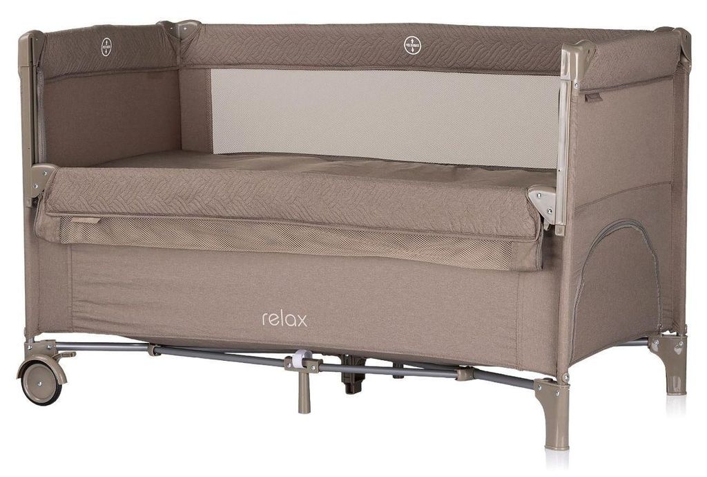 Chipolino Relax Reisbed – 2-in-1 babybed en bijzetbed, Productafbeelding 