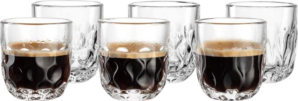 Leonardo GOCCE Espressoglas-Set (1/2/3) 60 ml 6-teilig
