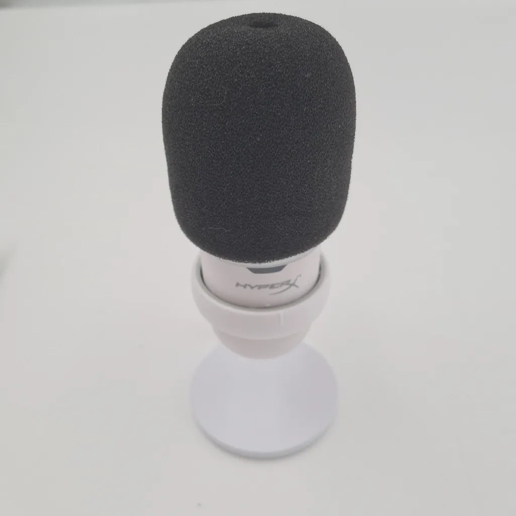Microphone USB sans Bruit de Fond HyperX SoloCast Blanc PC Mac - 13