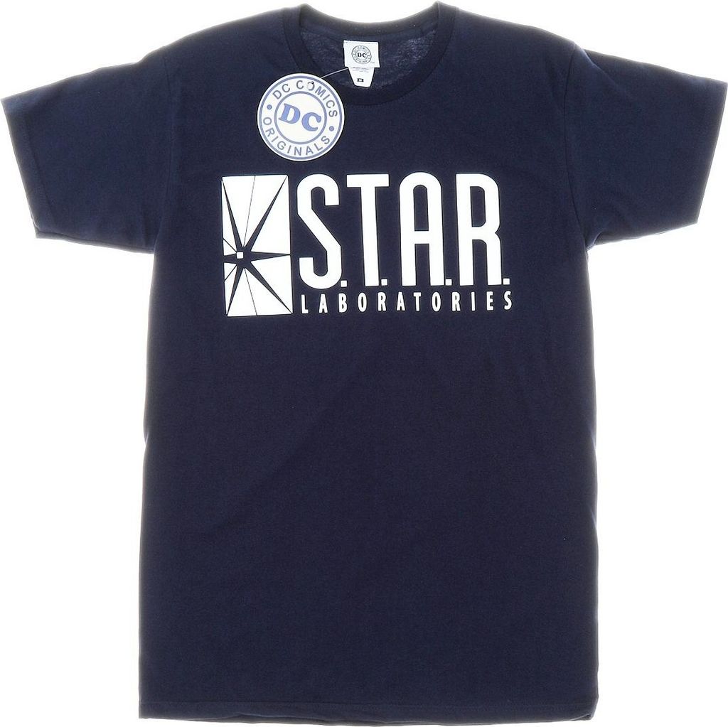 DC Comics - "STAR Labs" T-Shirt für Herren BI25002 (L) (Marineblau)