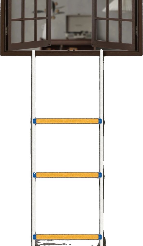 12M Seilleiter, hohe Tragfähigkeit, langlebiges feuerfestes Material, tragbares Design