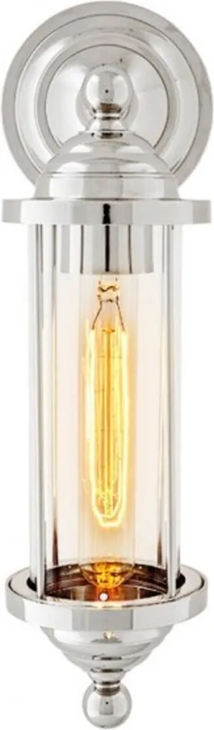 Luminaire mural de luxe en nickel brillant pour décoration intérieure