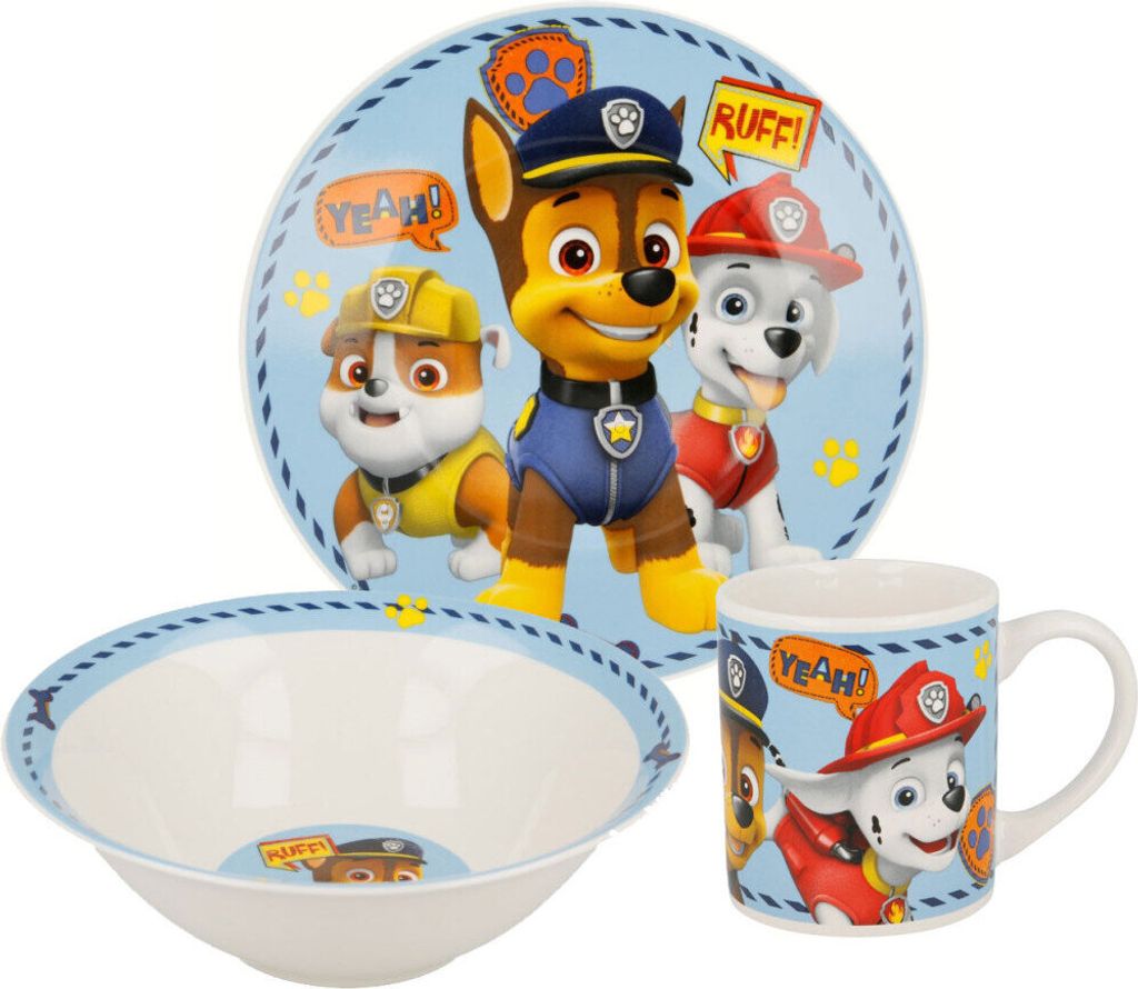 Paw Patrol Boy Icons Set de vaisselle en porcelaine Image du produit 