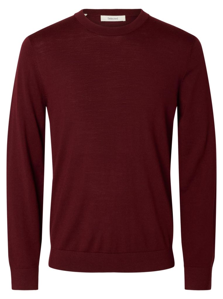 Slhtray Ls Pletený merino svetr s kulatým výstřihem Obrázek produktu 