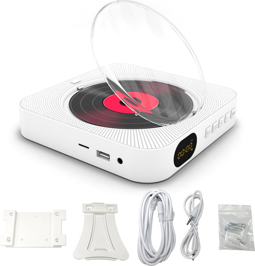 Przenośny odtwarzacz CD KC-909 Wbudowany głośnik Zdjęcie produktu 