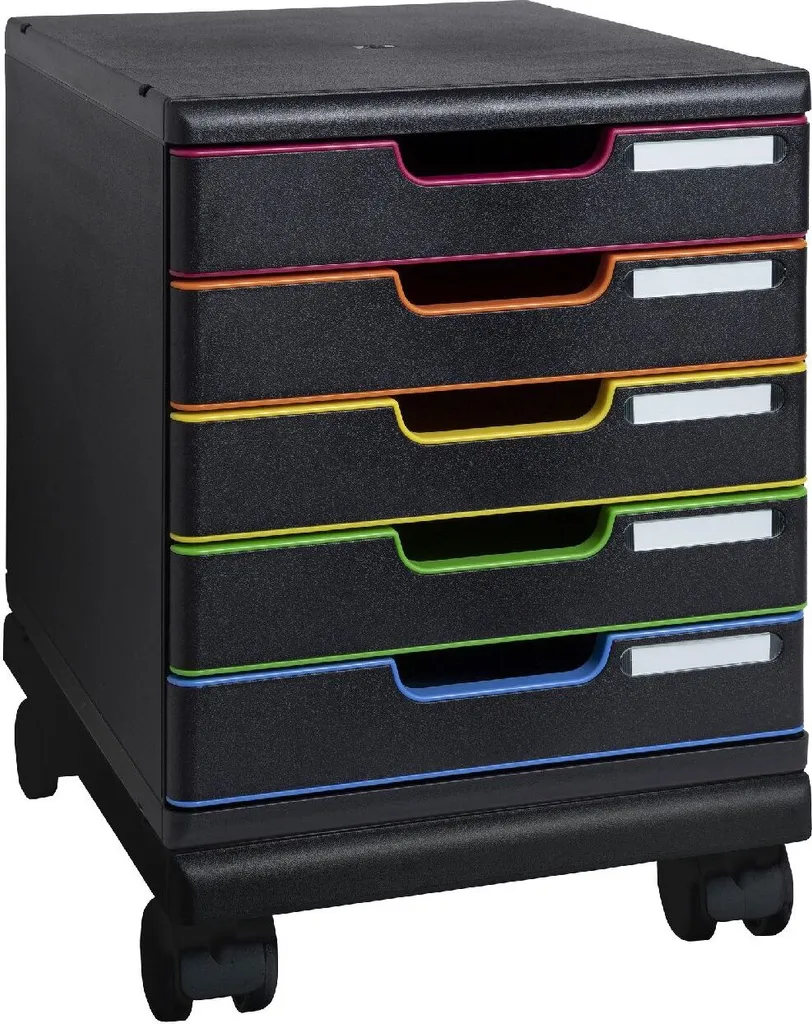 Roulettes pour caisson de bureau Modulo Exacompta : mobilité facile - 12