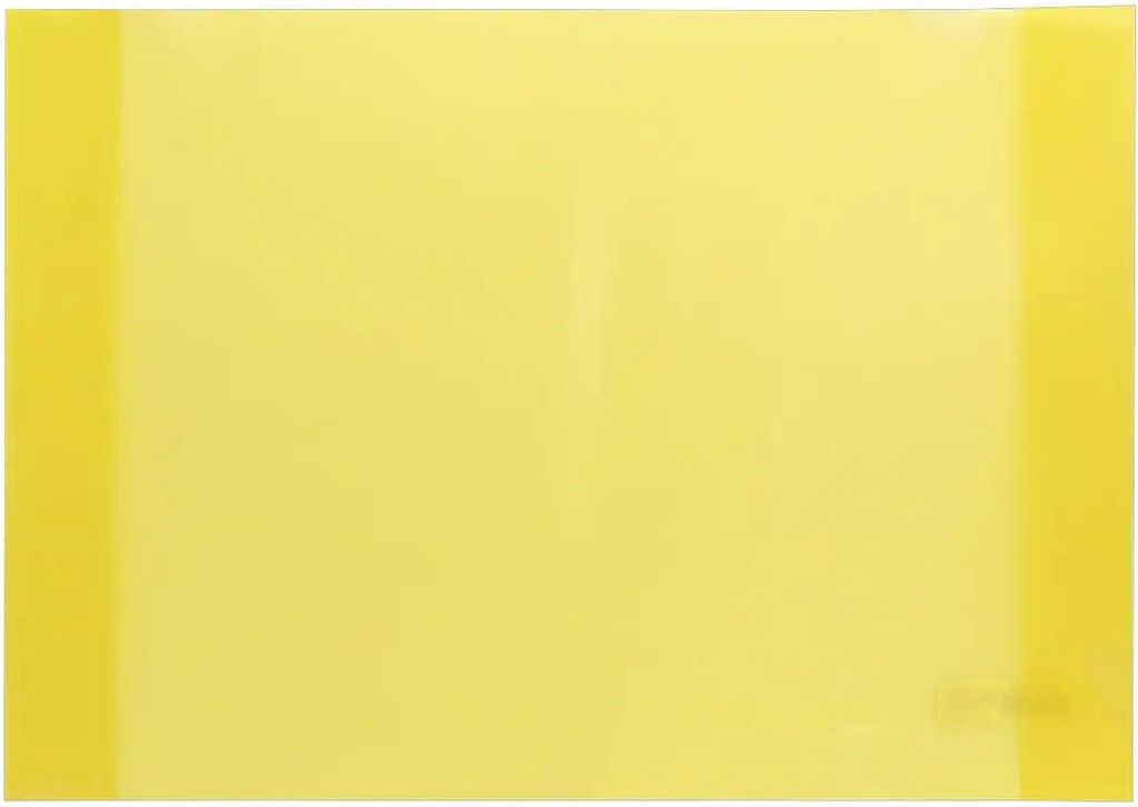 Idena Heftschoner Kunststoff transparent gelb DIN A4 - 120 μm Stärke