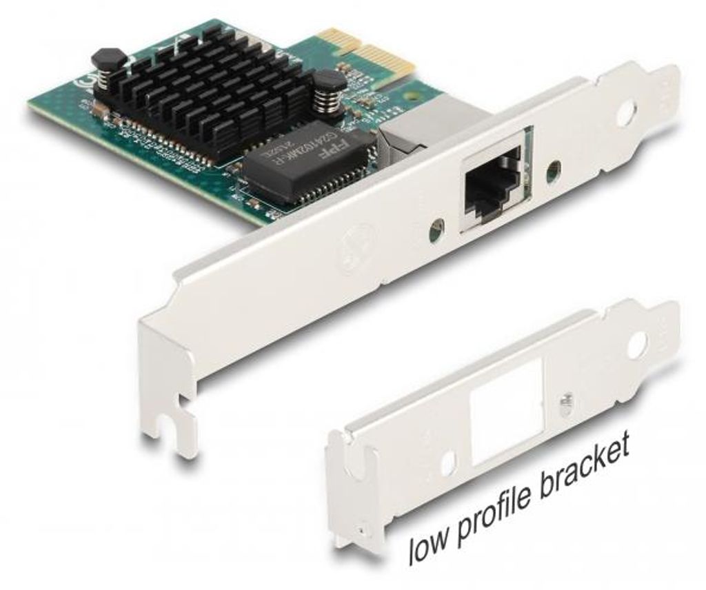 DELOCK PCI Express x1 Karte zu 1 x RJ45 Gigabit LAN BCM
