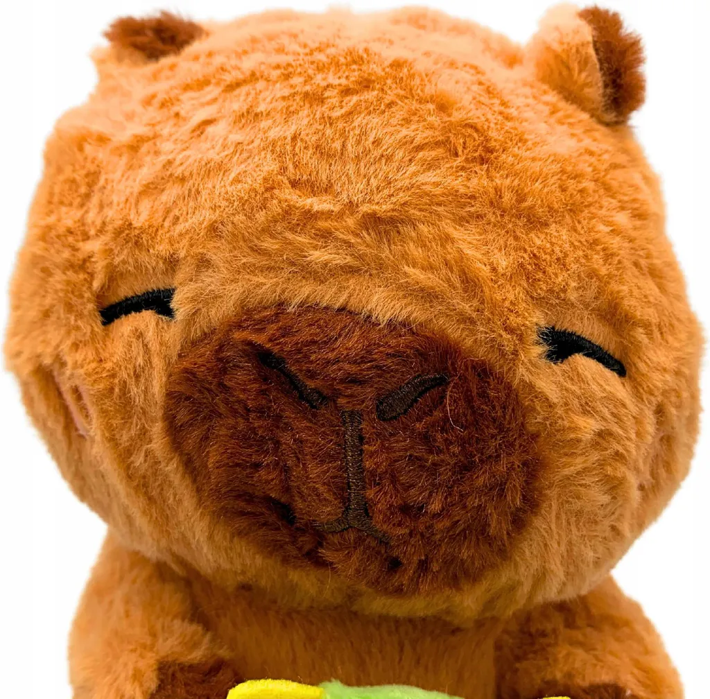 Doudou Capybara Monstre Extraterrestre Peluche de 25cm Originale Verte - 7