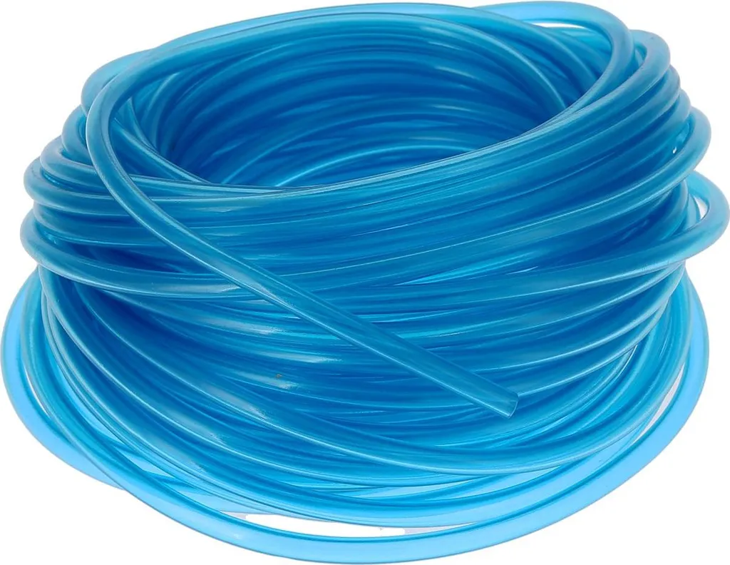 Tuyau à essence bleu transparent souple de 25m Ø 5x8,2mm pour moto