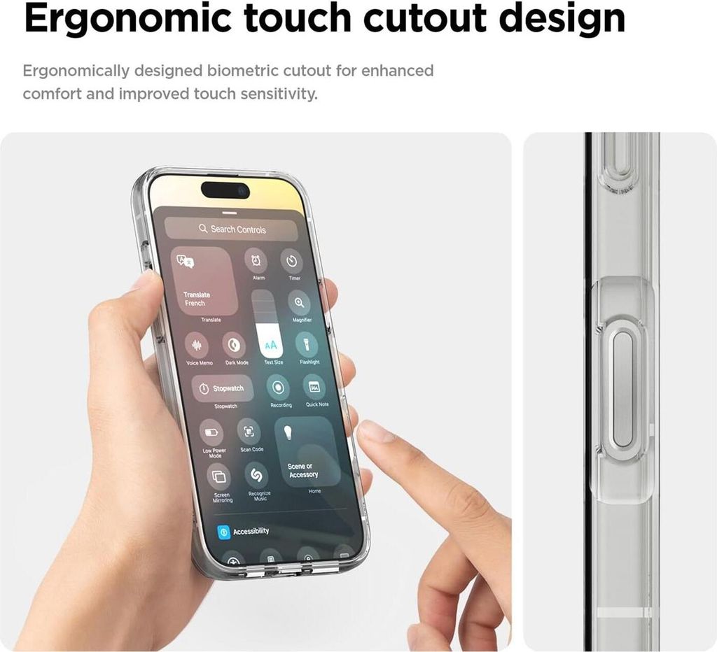 Coque Anti-choc IPhone Avec Dés En Lettres - Gris, Créative, Compatible Qi