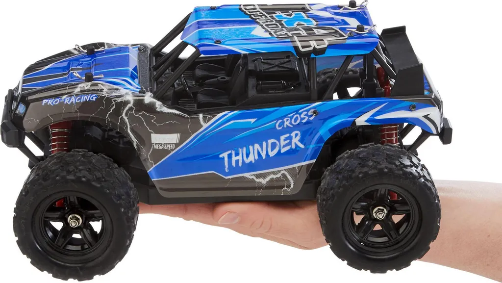 Voiture RC Buggy Électrique 4WD Cross Thunder 1:18 pour Débutant Revell