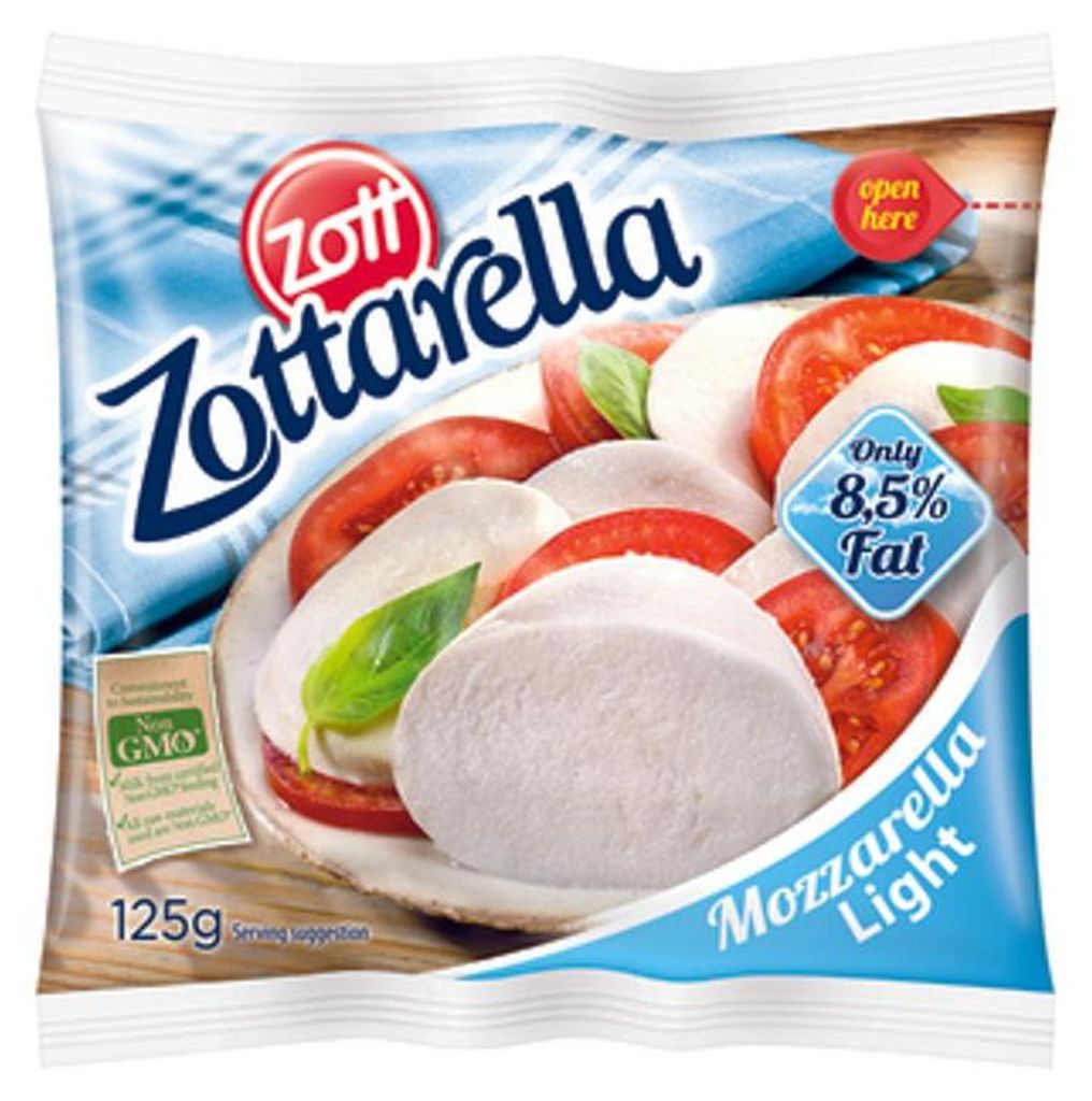 Zotarella mozzarella light 125 g Zdjęcie produktu 