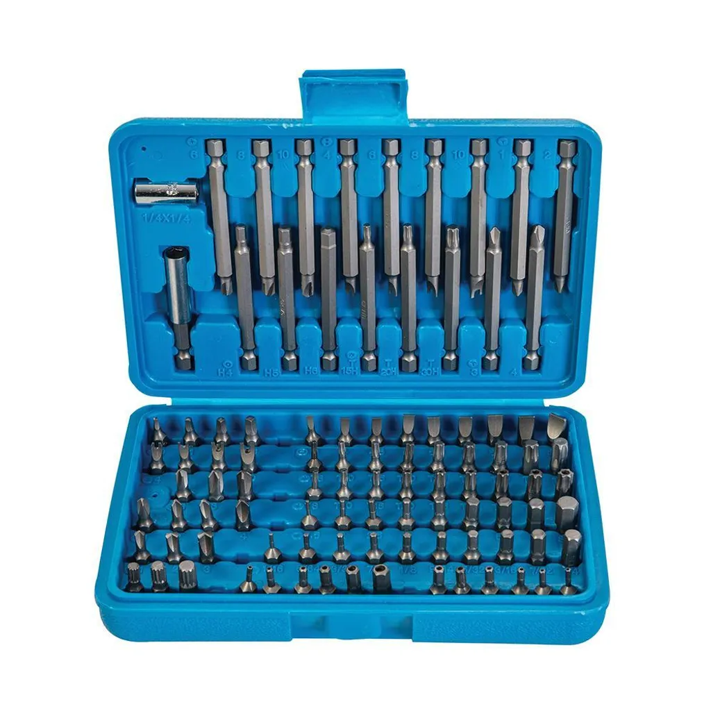 Jeu d'embouts de sécurité 98 pièces en acier chrome-vanadium durable - 6