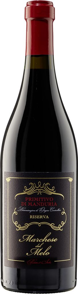 Marchese del Melo Primitivo di Manduria Riserva 2021 | Rotwein | Italien | 1 x 0,75 Liter