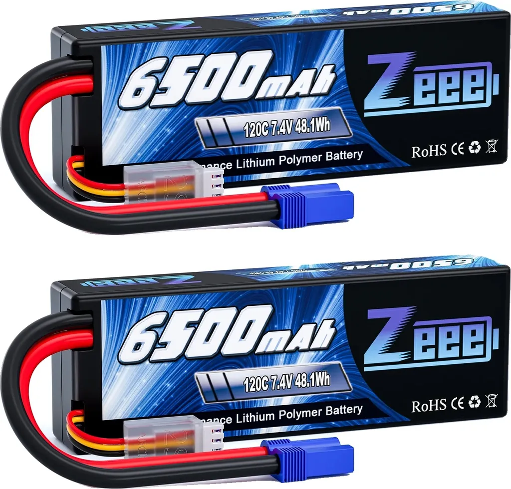 Batterie Lipo 2S 6500mAh 120C, fini les baisses de puissance en fin de cycle