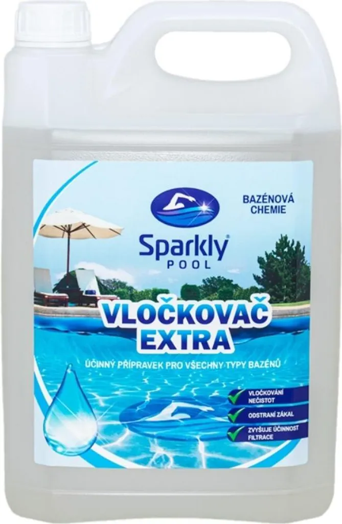 Risparmia con Sparkly POOL 5L 6,5kg | Flocculante Liquido Convenienza