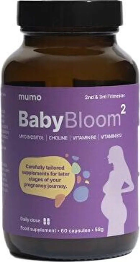 BabyBloom 2 : Stop Fatigue Grossesse 2ème et 3ème Trimestres 60 Gélules