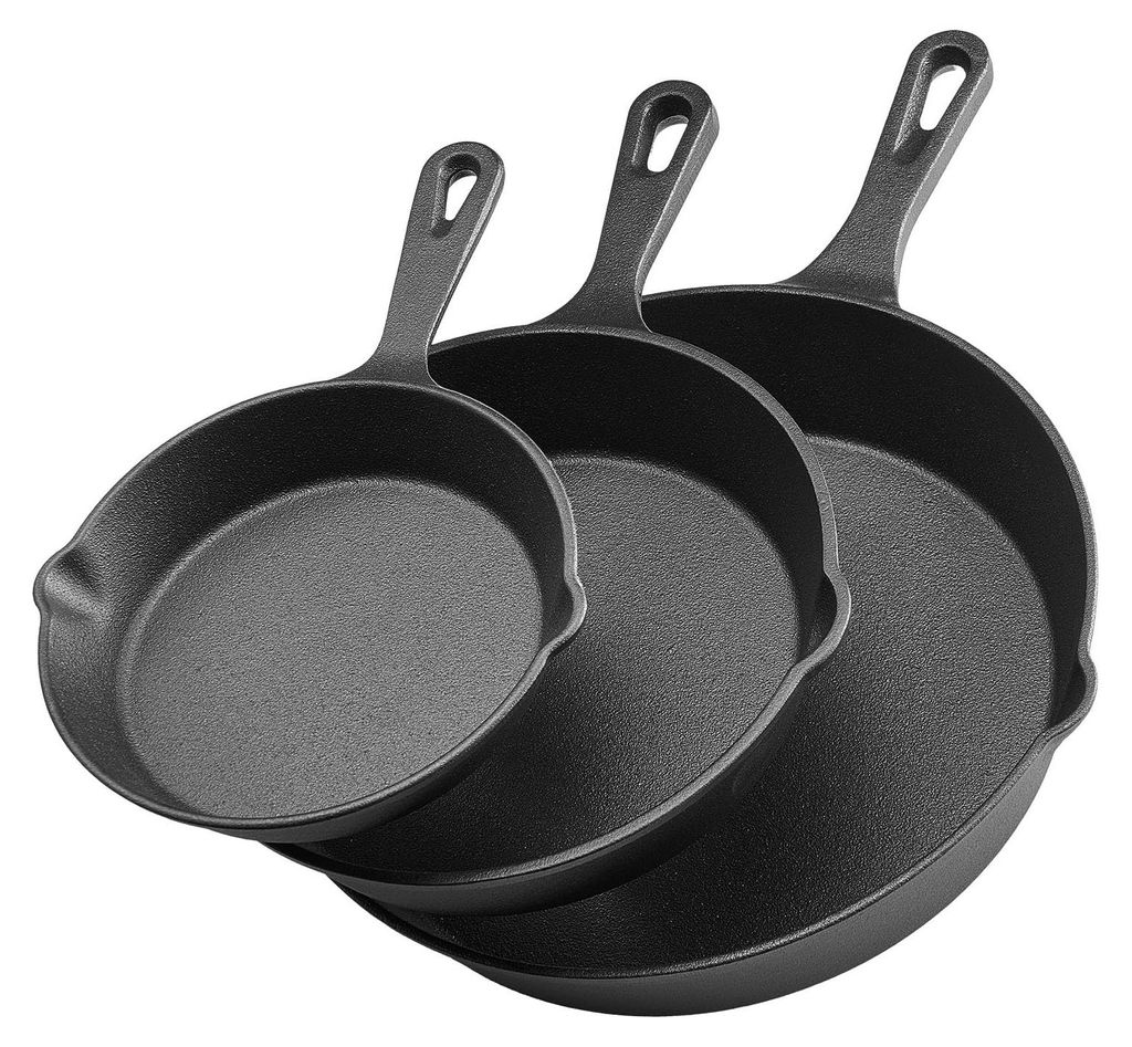 VEVOR Gusseisenpfanne Bratpfannen-Set, Produktbild 