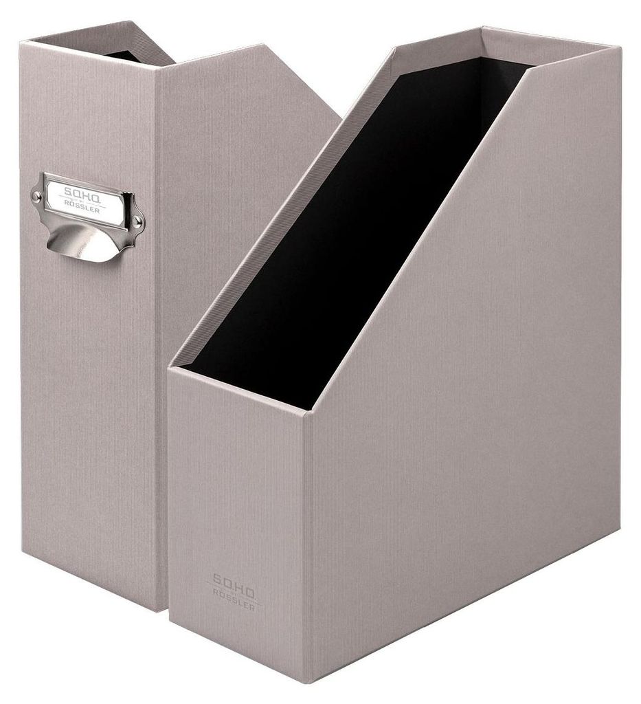 Rössler Papier - S.O.H.O. Taupe - Stehsammler f. DIN A4 m. Produktbild 