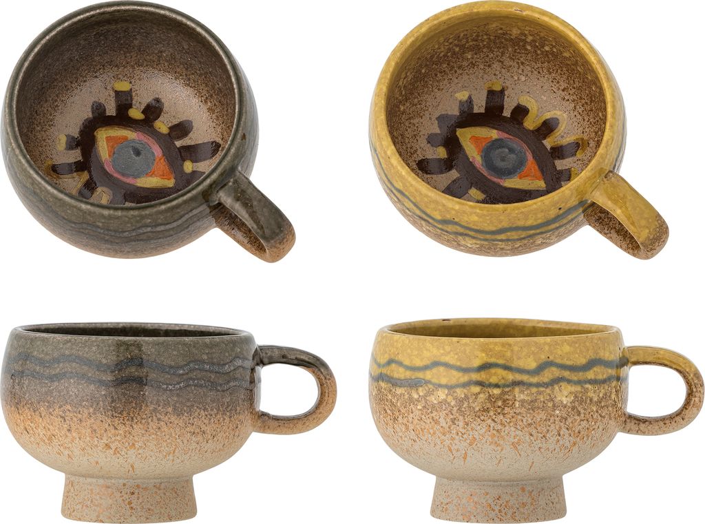 Oculus Tasse, Bunt, Steingut