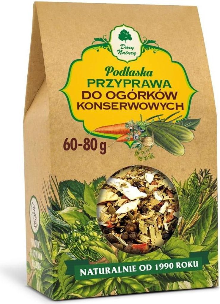 GEWÜRZMISCHUNG FÜR EINGELEGTE GURKEN 100 g – DARY NATURY (SAISONALER ARTIKEL)