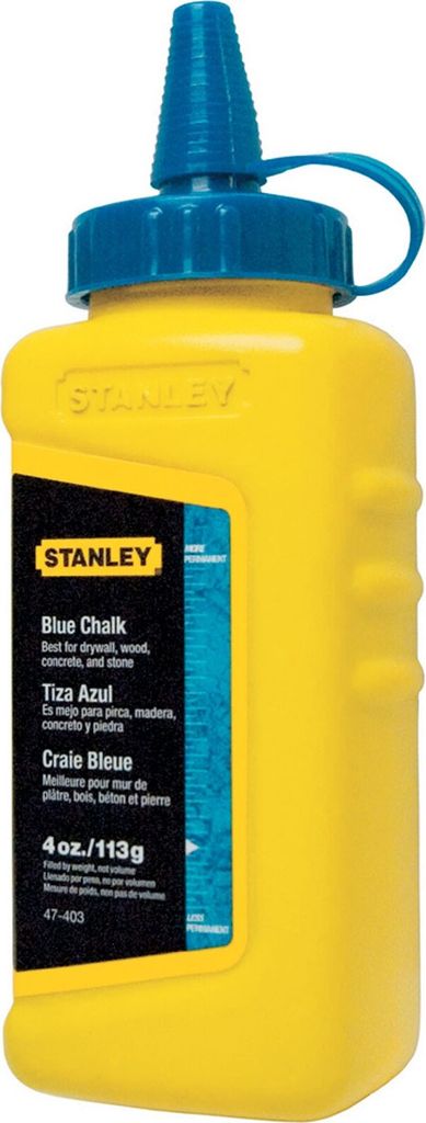 Schlagschnurkreide 115g blau Ku.-Flasche STANLEY