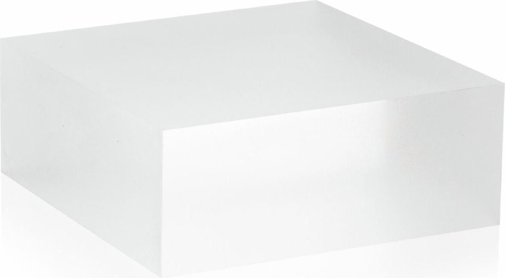 Acrylblock mattiert (100 x 100 x 40 mm)