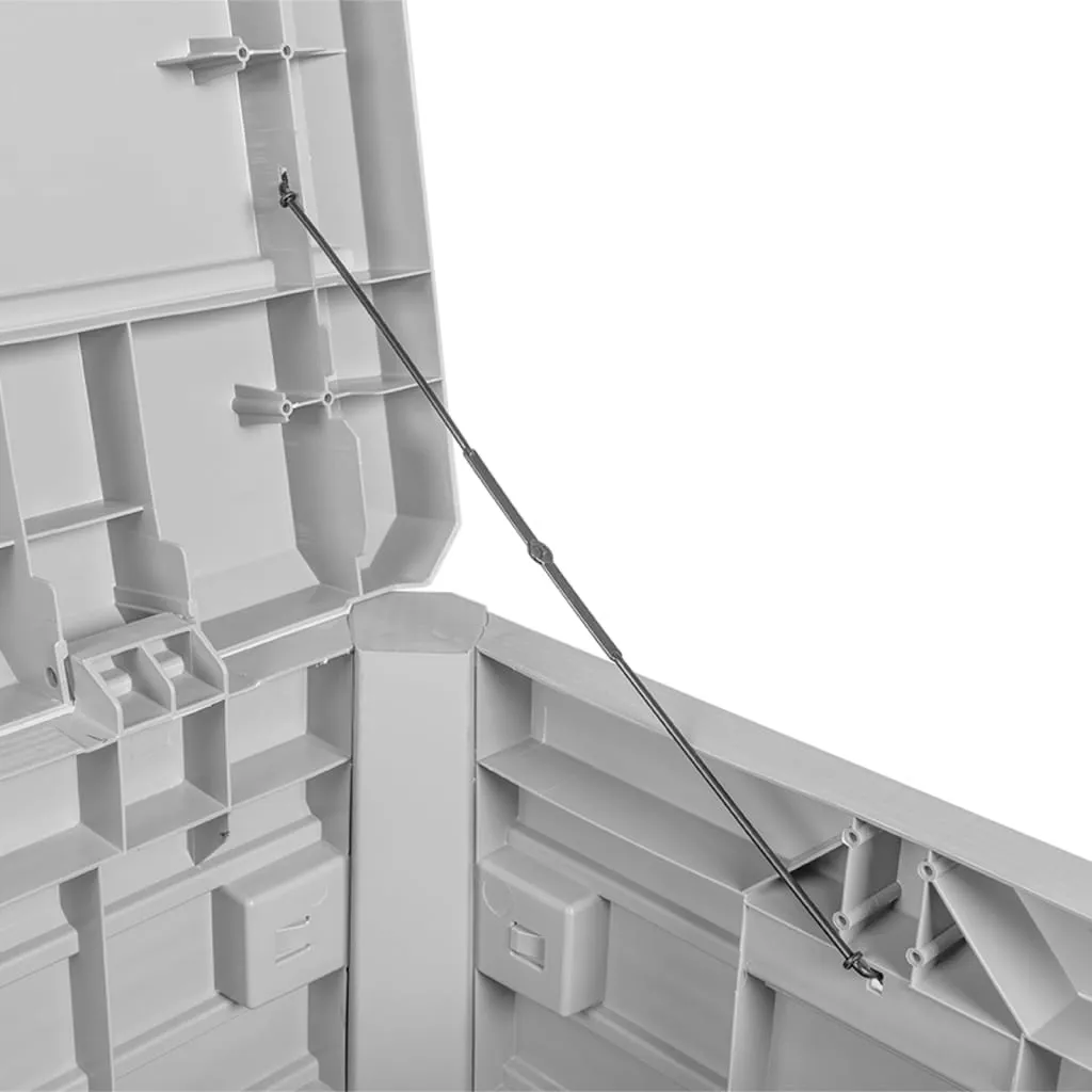 Cassapanca Esterno Grigio Antracite 73cm - Design in Polipropilene - 9