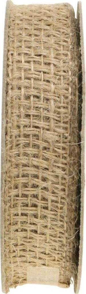 Dekoband Jute Natur 25mm Geschenkband rustikal 10m Dekoration